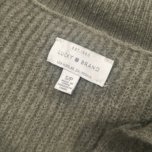 Lucky Brand Olive Green Sweater - Picture 5 of 6